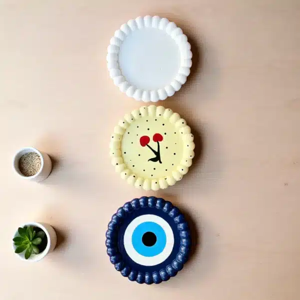 Taş Tozu Çok Amaçlı Tepsi : Takı, Makyaj Ve Kahve Servis Tabağı - (13X13X1,5 Cm)