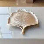 Ginkgo Yaprağı Figürlü Çok Amaçlı Tepsi : Altın