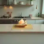 Yastık Figürlü Mumluk : Altın