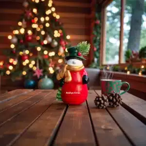 Kardan Adam Figürü : Dekoratif Kış Temalı Masa Üstü Objesi