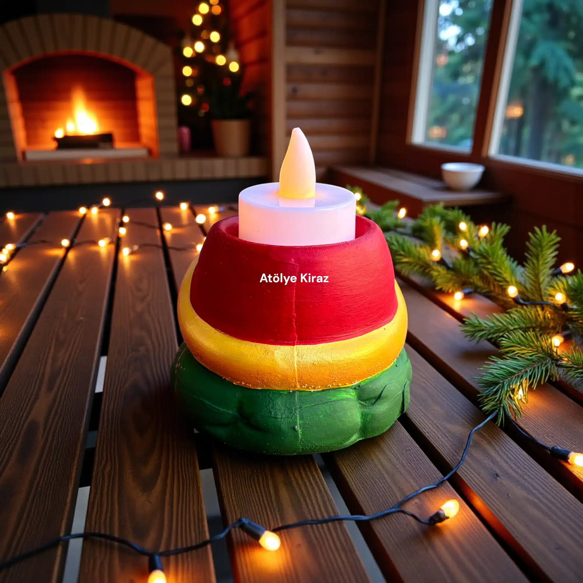 Kardan Adam Figürlü Mumluk: Dekoratif Yılbaşı Dekoru 4 Kardan Adam Figürlü Mumluk: Yılbaşı Temalı Dekoratif Tealightlık