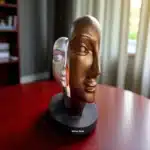 Üç Yüzlü Soyut Maske Heykeli