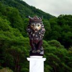 Dekoratif Taçlı Aslan Figürü