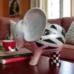 Dekorlanmış Fil Figürü