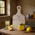 Ahşap Limon Sunumluk | Rustik Mutfak ve Duvar Dekoru