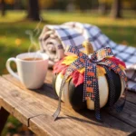El Boyaması Polyester Kabak | Sonbahar ve Halloween Figürü