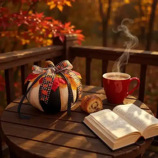 El Boyaması Polyester Kabak | Sonbahar Ve Halloween Figürü