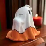 Dekoratif Hayalet Figürü | El Boyaması Halloween ve Cadılar Bayramı Biblosu