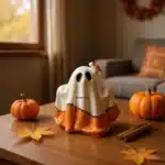 Dekoratif Hayalet Figürü | El Boyaması Halloween ve Cadılar Bayramı Biblosu