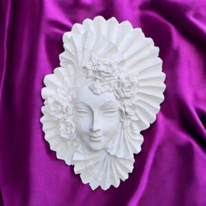 Yelpazeli Venedik Maskesi 27x19x3 cm