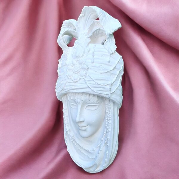 Dört Yapraklı Venedik Maskesi 29x13x4 cm - Görsel 2