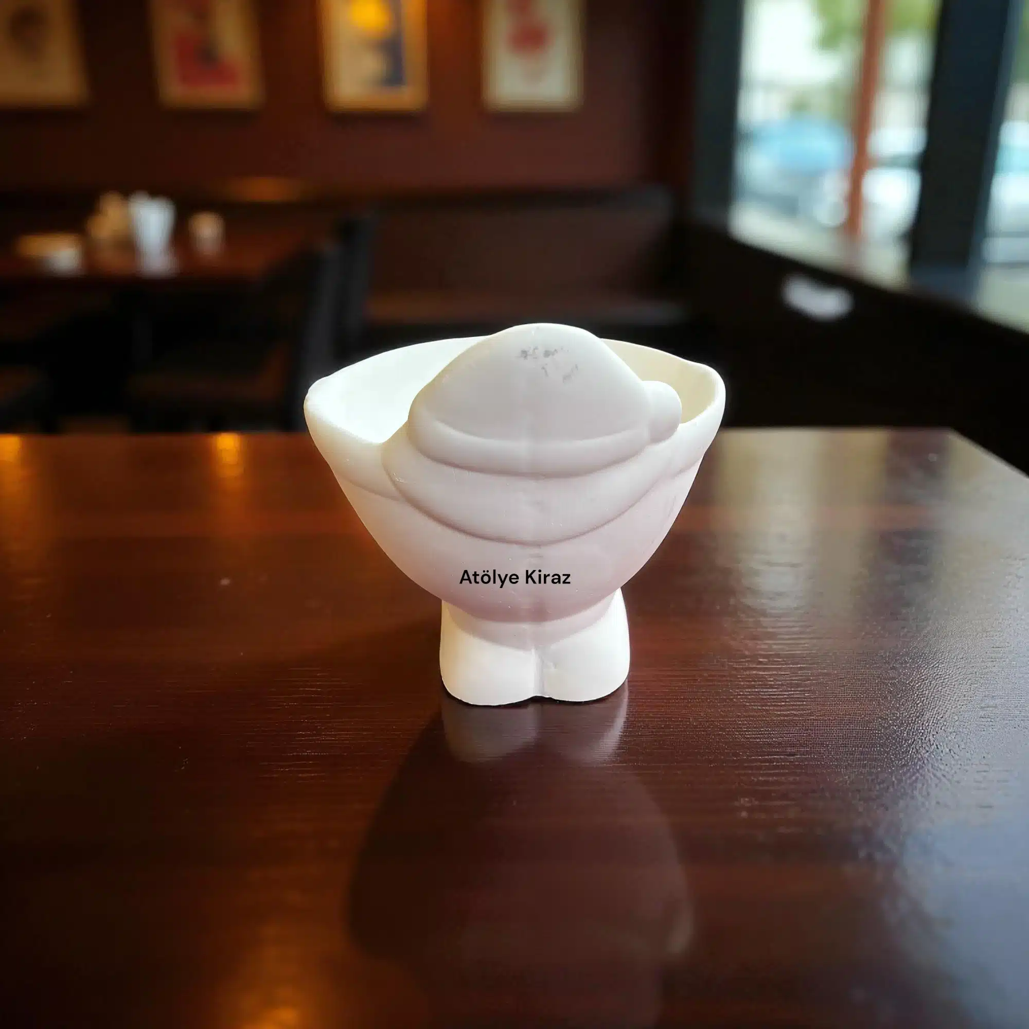 Ayaklı Noel Baba Tabak : Yılbaşı Dekoru 2 Ayaklı Noel Baba Tabak: Yılbaşı Dekor