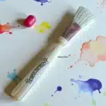 Düz Uçlu Eskitme Fırçası : Uzun Saplı Profesyonel Wax Uygulama Fırçası - (No. 7)