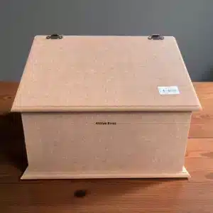 Ham Ahşap Ekmeklik | Boyanabilir MDF Ekmek Kutusu