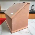 Ham Ahşap Ekmeklik | Boyanabilir MDF Ekmek Kutusu