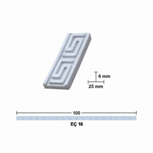 EÇ 16 100 cm Esnek Mobilya Çıtası 6x25 mm