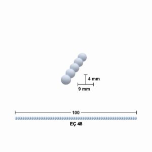 EÇ 48 9 mm 100 cm Boncuk Çıta