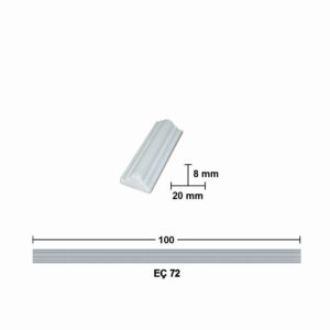 EÇ 72 100 cm Esnek Mobilya Çıtası 8x20 mm
