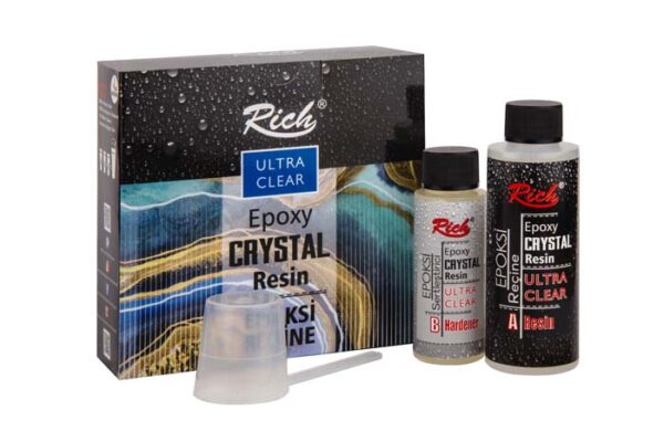 Rich Epoxy Crystal Resin-Epoksi Reçine 120 ml