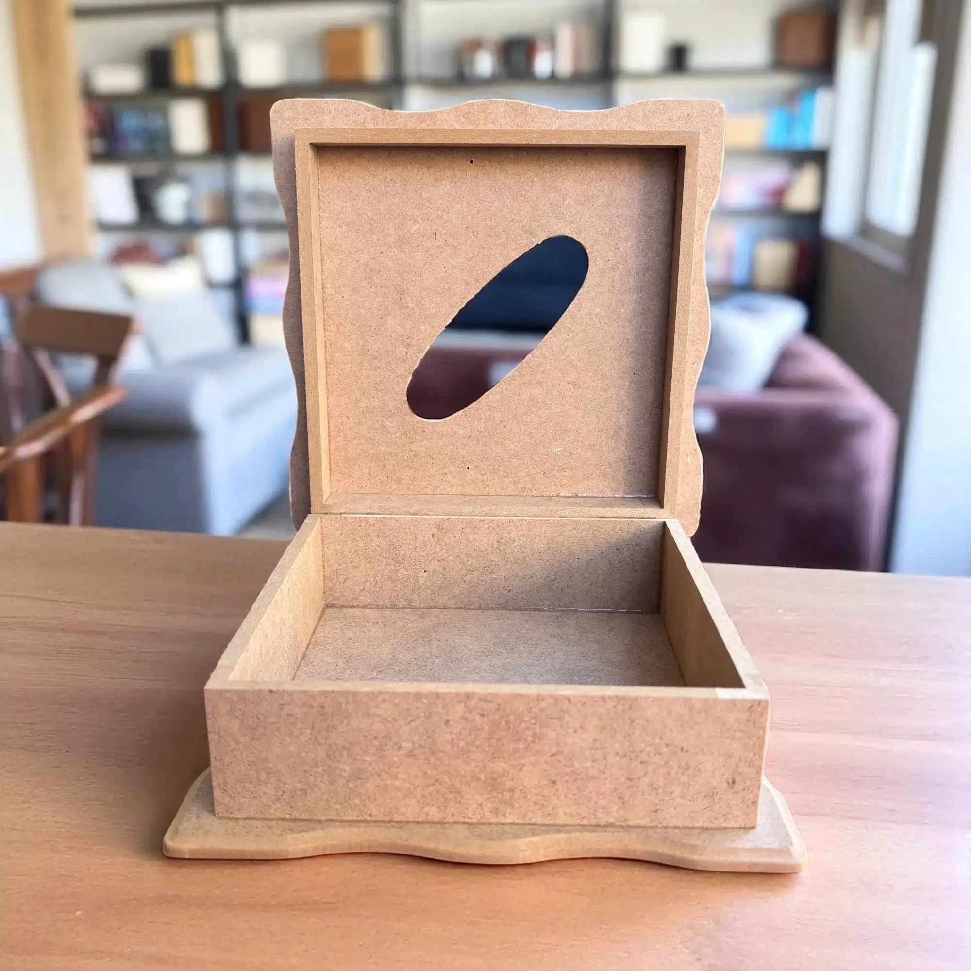 Ahşap Kapaklı Peçetelik | Dekoratif Peçetelik | 20x20x8 cm 2 Ahşap Kapaklı Peçetelik | Dekoratif Peçetelik