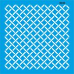 Geometrik Desen-9990 | Stencil Boyama Şablonu-20x20 cm