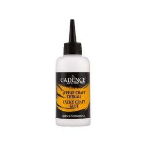 Cadence Şeffaf Craft Tutkalı 150ml: Ekstra Güçlü Tacky Glue Hobi Yapıştırıcısı