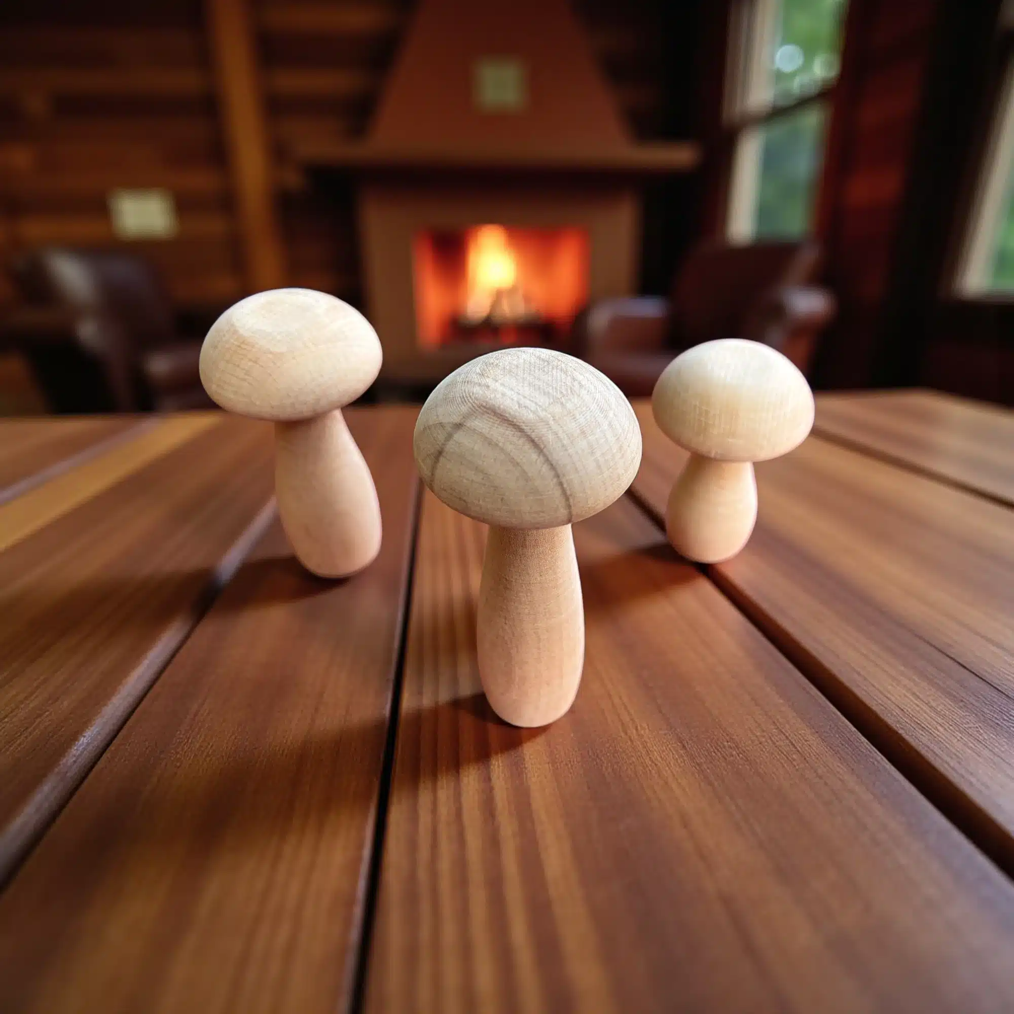 Torna Üçlü Mantar Figür Seti | Dekoratif Obje
