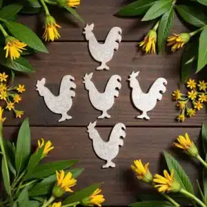 Mini Horozlar Beşli : Paket Süs