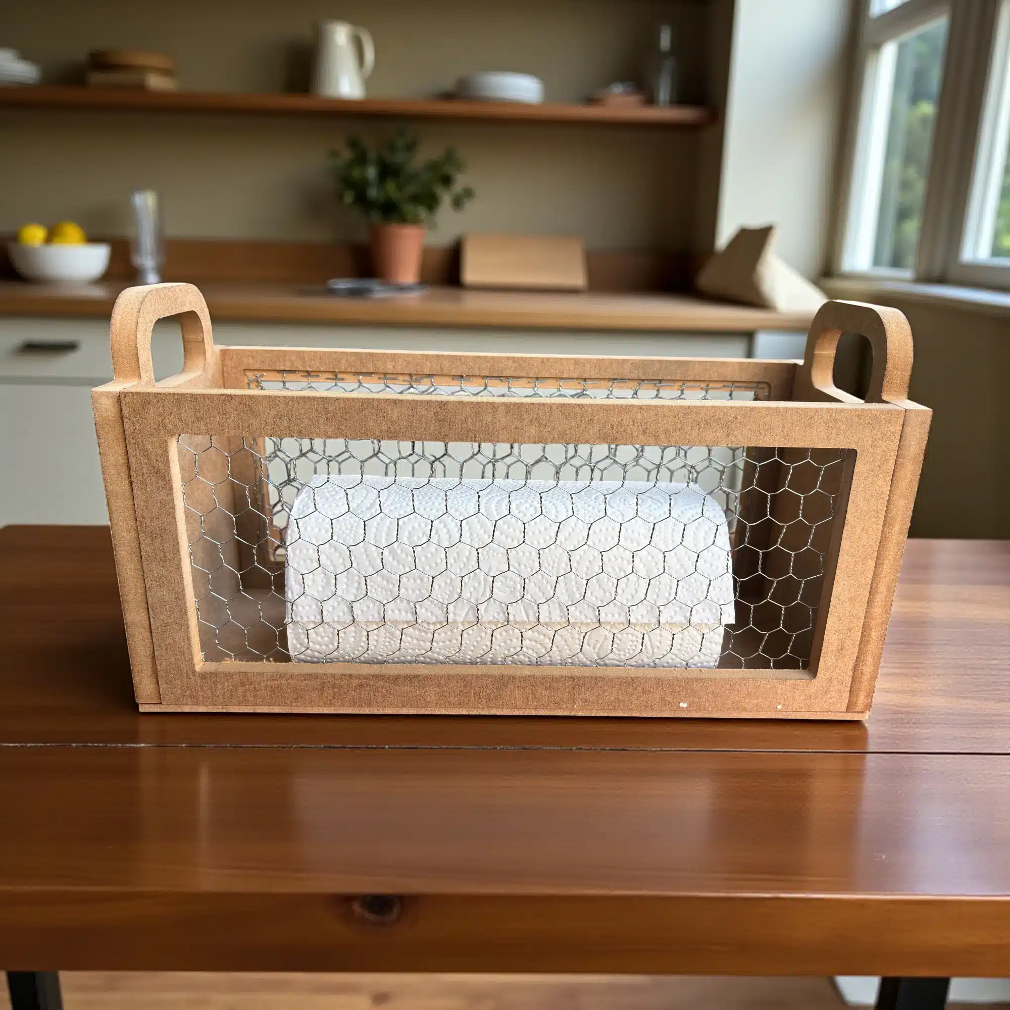 Ahşap Telli Havluluk : Banyo ve Mutfak Eşyası