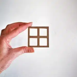 Minimal Pencere | 6x6 cm Kalınlık: 4 mm