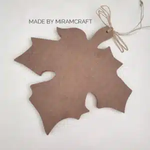 Sonbahar Yaprağı Sunumluk | 25x25 cm Kalınlık 12 mm