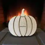 Küçük Ahşap Kabak Figürlü Süs Obje