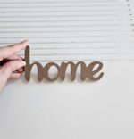 "Home" Yazılı Süs Obje: Dekoratif Ev Dekoru