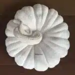 Ham Polyester Büyük Kabak Heykeli : Boyanabilir Sonbahar ve Halloween Figürü