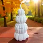 Ham Polyester Kabak Kulesi : Boyanabilir Sonbahar ve Halloween Heykeli