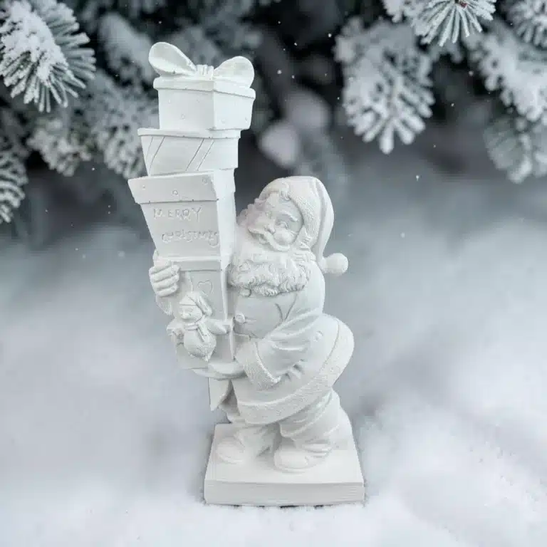 Hediye Kutuları Taşıyan Noel Baba