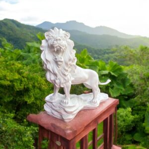 Polyester Aslan Figürü – 30x32 cm