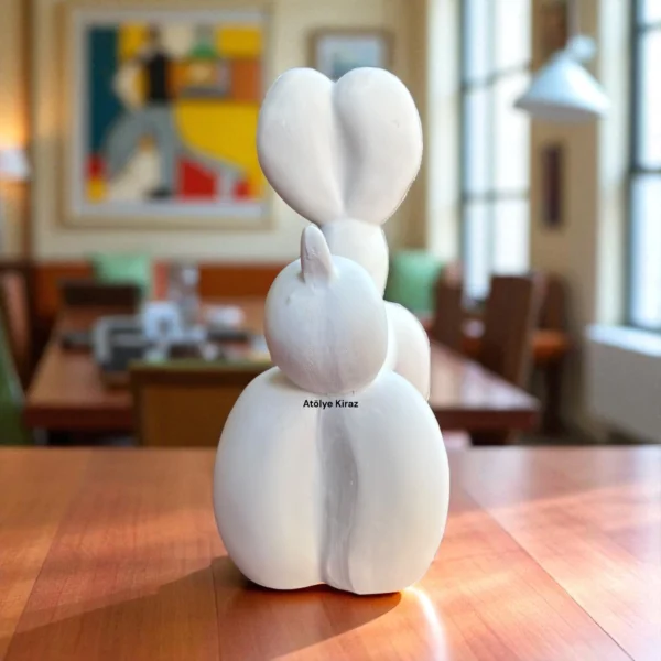 Ham Polyester Balon Köpek : Boyanabilir Pop Art Figürü