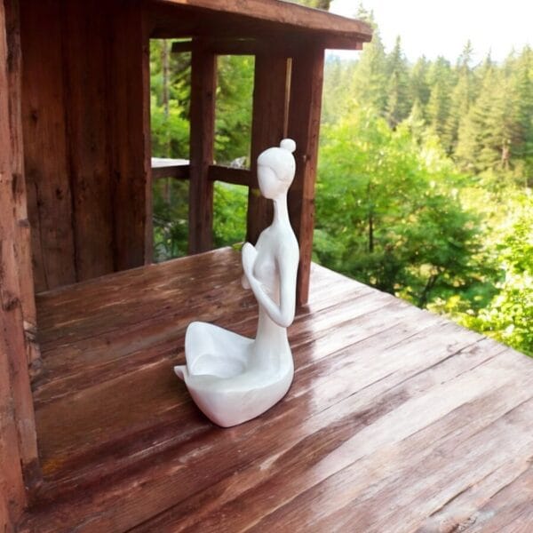 Yogacı Kadın Mumluk Elleri Birleşik 20x12 cm - Görsel 2