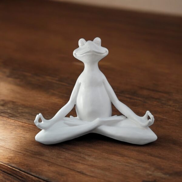Yogacı Kurbağa Eller Açık 36x43 cm - Görsel 2