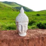 Alnı Noktalı Buda Büstü: Dekoratif Zen Dekoru