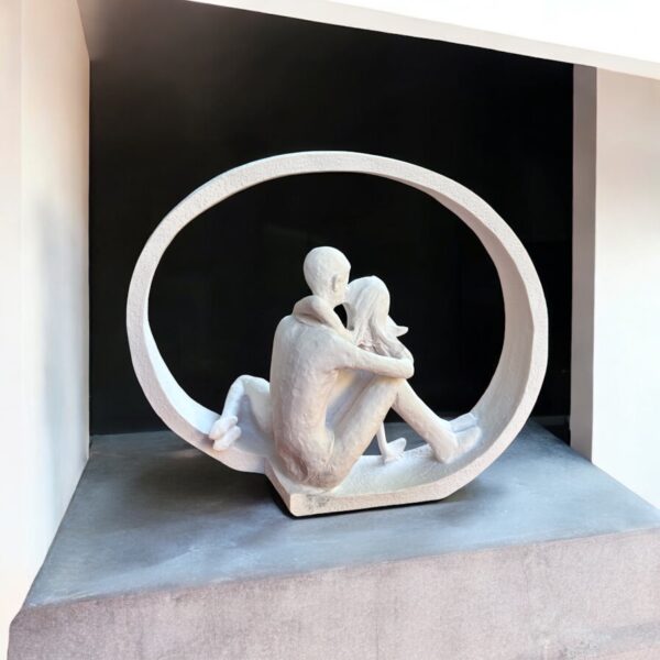 Çember İçinde Sevgililer 22x27 cm - Görsel 5
