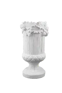 Kaideli Fındıklı Silindir Vazo | Dekoratif Vazo