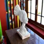 Ham Polyester Afrikalı Kadın Heykeli