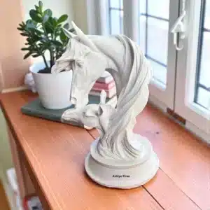 Yavrulu At Heykeli | Dekoratif Obje | 16x21x28 cm 7 Yavrulu At Heykeli | Dekoratif Obje