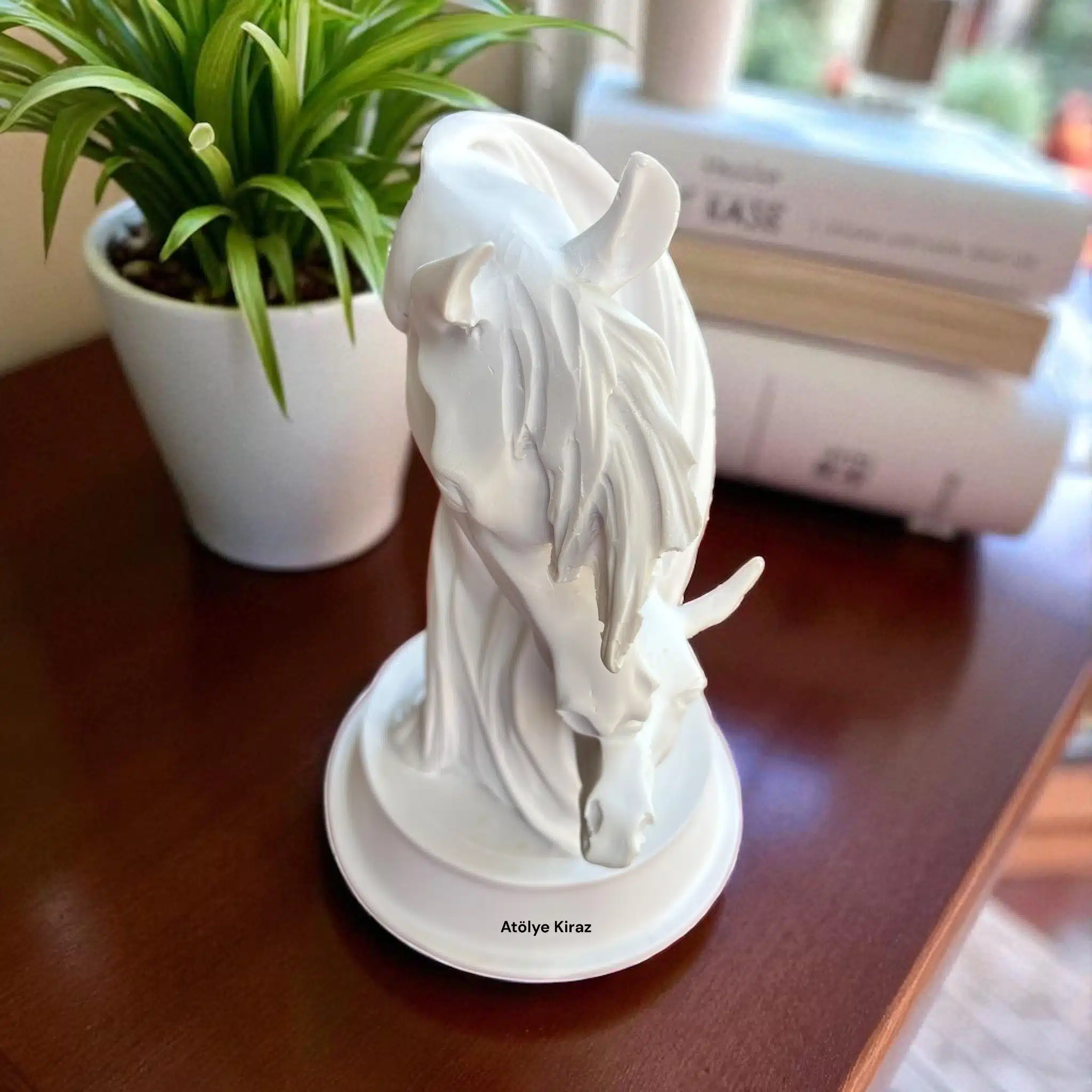 Yavrulu At Heykeli | Dekoratif Obje | 16x21x28 cm 6 Yavrulu At Heykeli | Dekoratif Obje