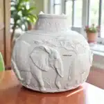 Fil Figürlü Vazo | Dekoratif Vazo