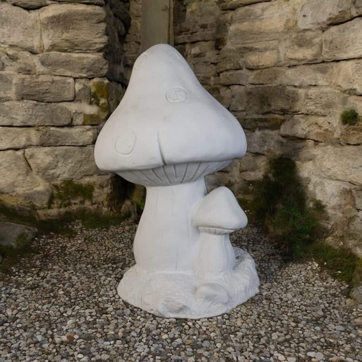 İkili Mantar Biblo Seti: Bahçenize ve Saksılarınıza Masalsı Bir Dokunuş