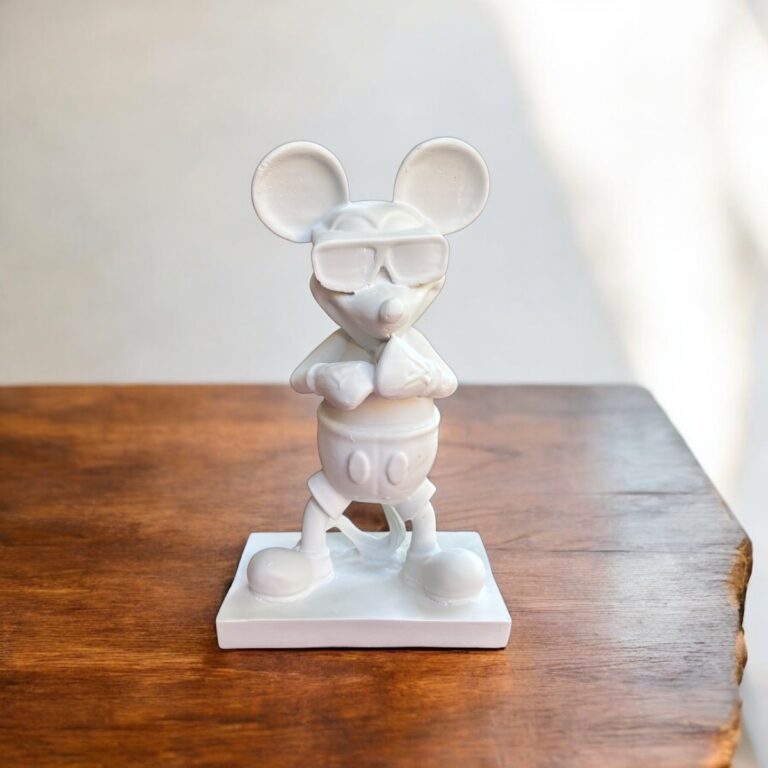 Gözlüklü Mickey Polyester Figür