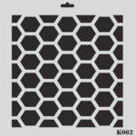 K062-BYK | Stencil Boyama Şablonu-25x25 cm